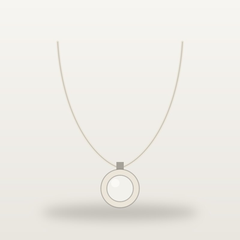Pearl Necklace, White