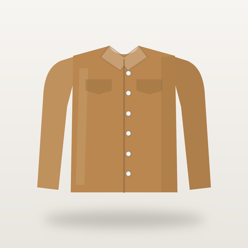Cotton Overshirt, Camel