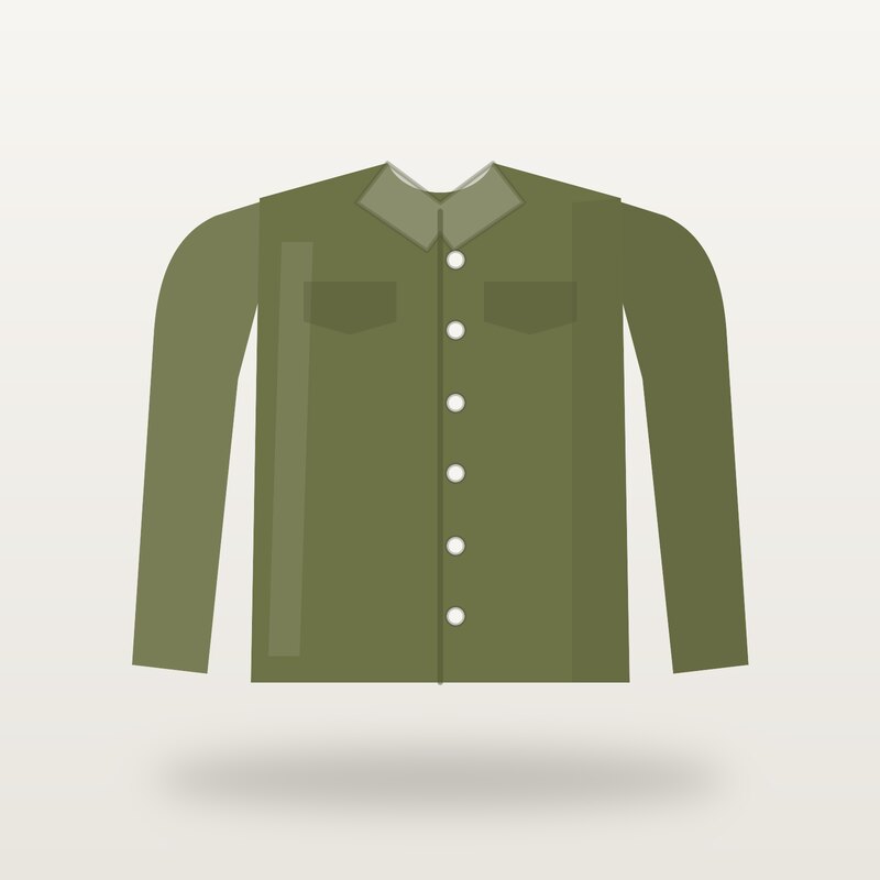 Wool Overshirt, Olive