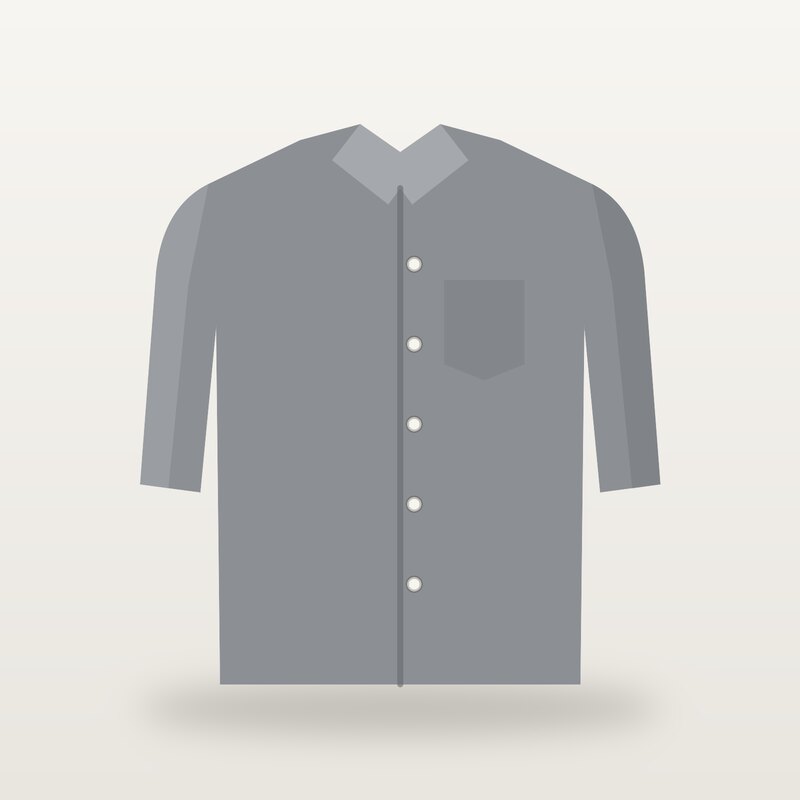 Merino Oxford Shirt, Grey