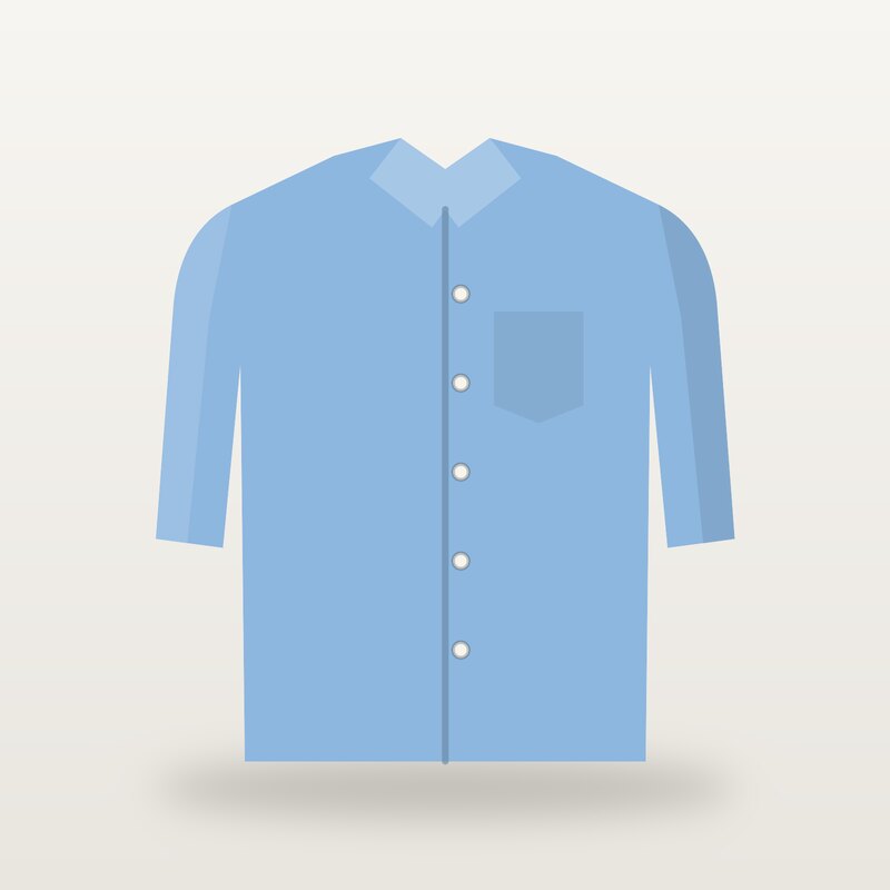 Wool Oxford Shirt, Sky Blue