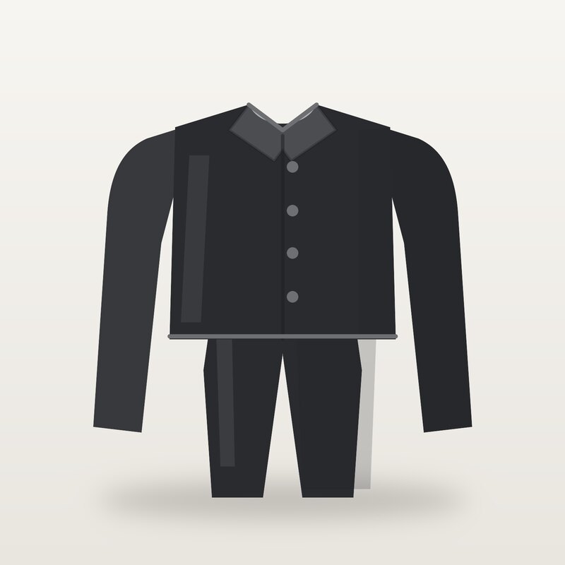 Fleece Pajama Set, Black