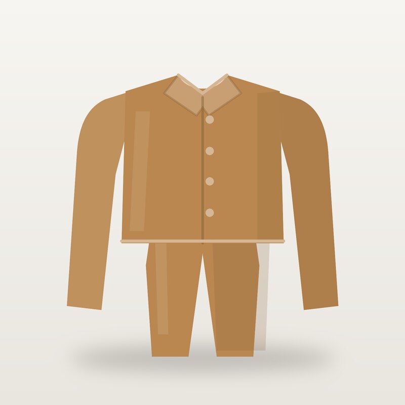 Cotton Pajama Set, Camel