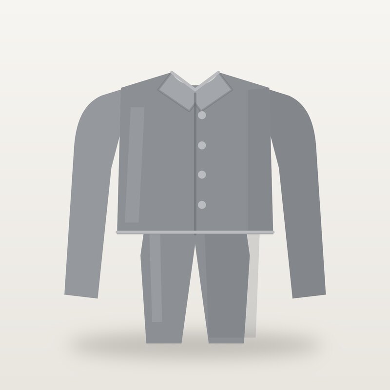 Cotton Pajama Set, Grey