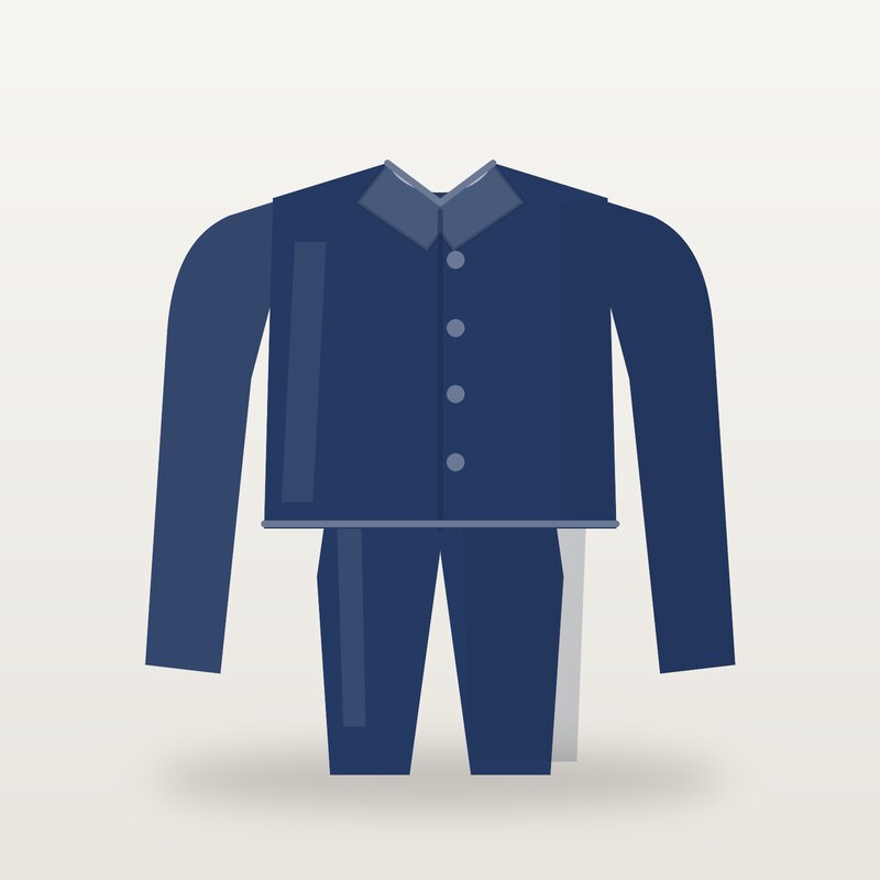 Fleece Pajama Set, Navy