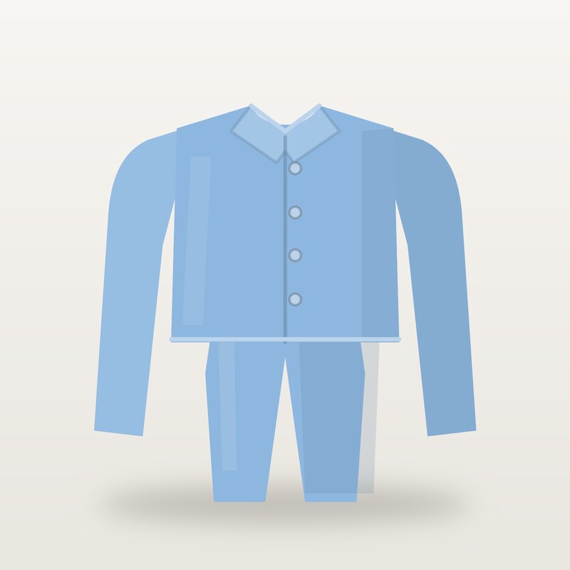 Cotton Pajama Set, Sky Blue