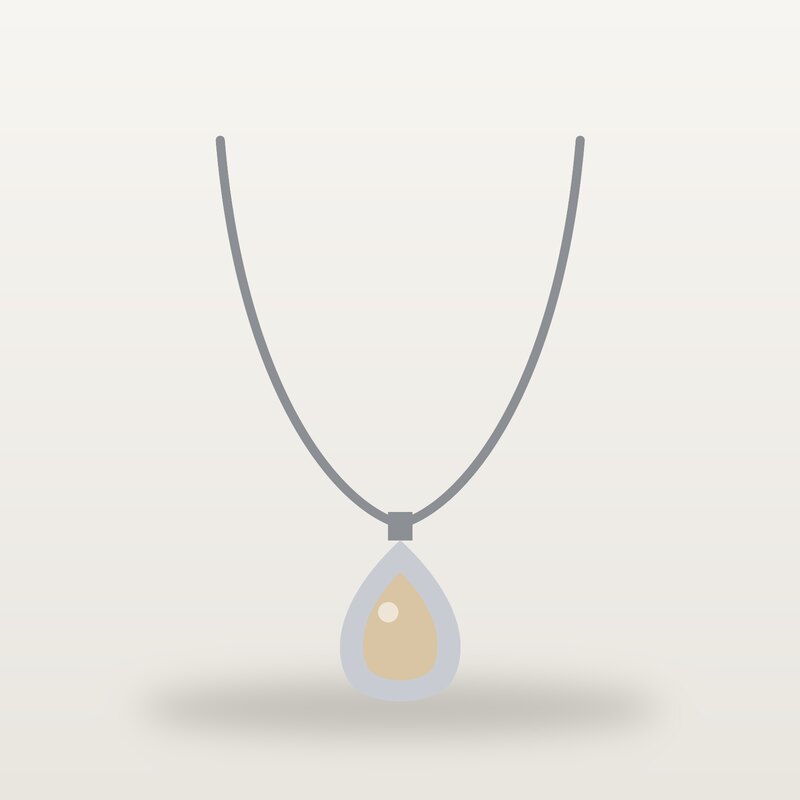 Sterling Pendant, Sand