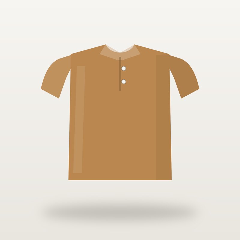 Cotton Polo Shirt, Camel