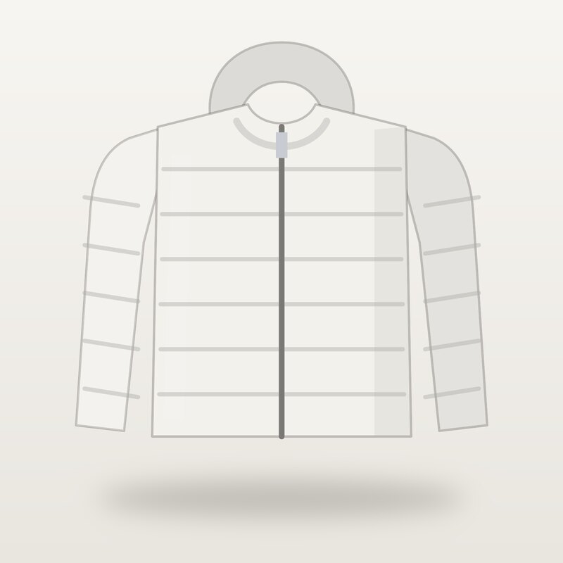 Organic Puffer Jacket, White