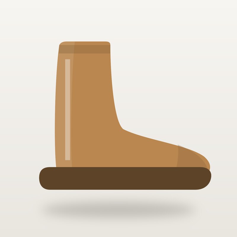 Cotton Rain Boots, Camel