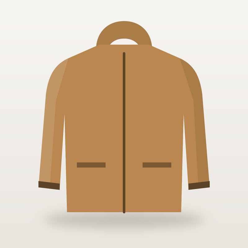 Windproof Rain Jacket, Camel