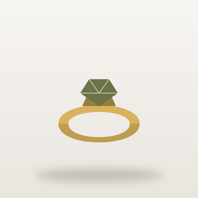 Gold-Plated Ring, Olive