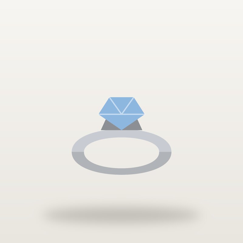 Silver Ring, Sky Blue