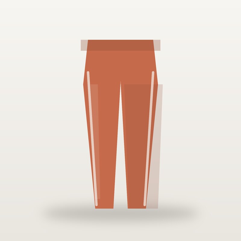 Dry-Fit Running Tights, Terracotta