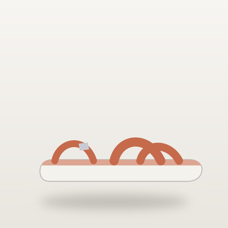 Leather Sandals, Terracotta