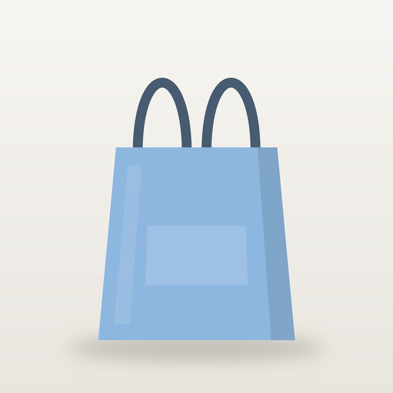 Nylon Shopper, Sky Blue