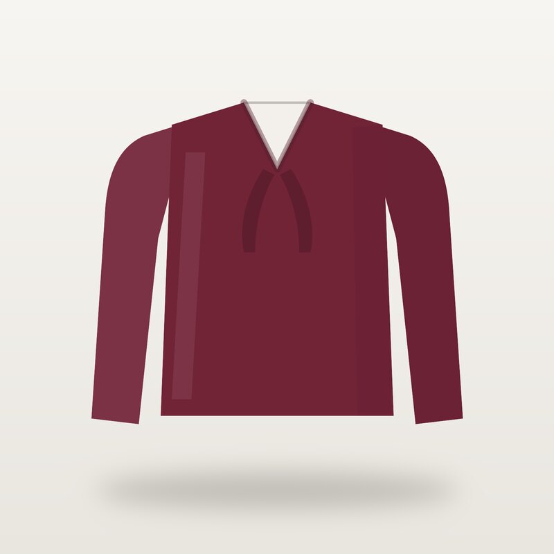 Linen Silk Blouse, Burgundy