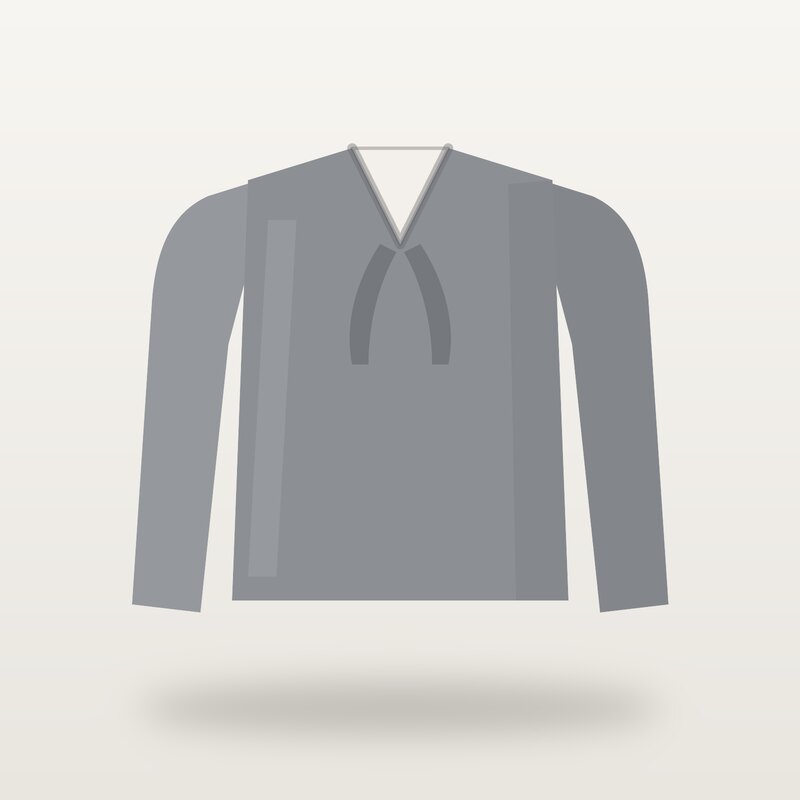 Silk Silk Blouse, Grey
