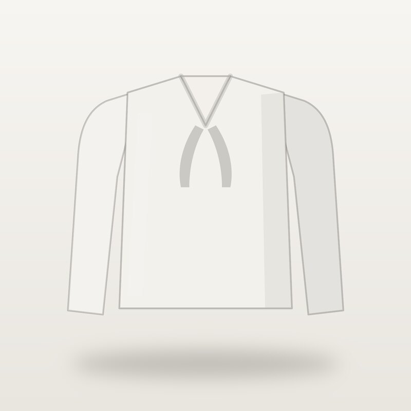 Linen Silk Blouse, White