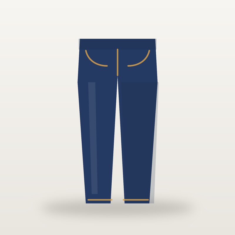 Cotton Slim Jeans, Navy