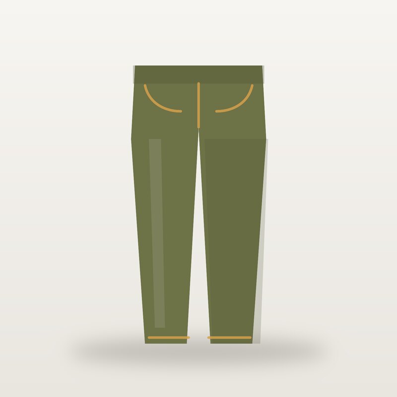 Merino Slim Jeans, Olive