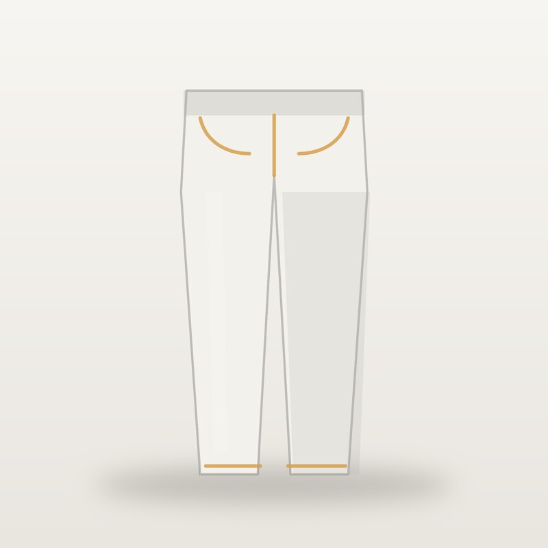 Wool Slim Jeans