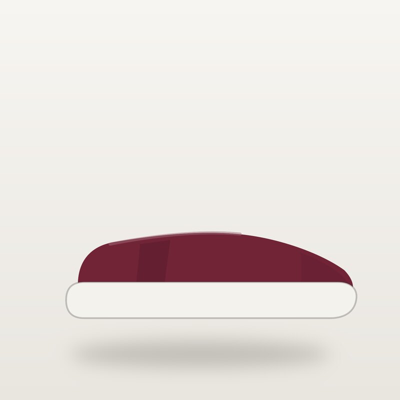 Canvas Slip-ons, Burgundy