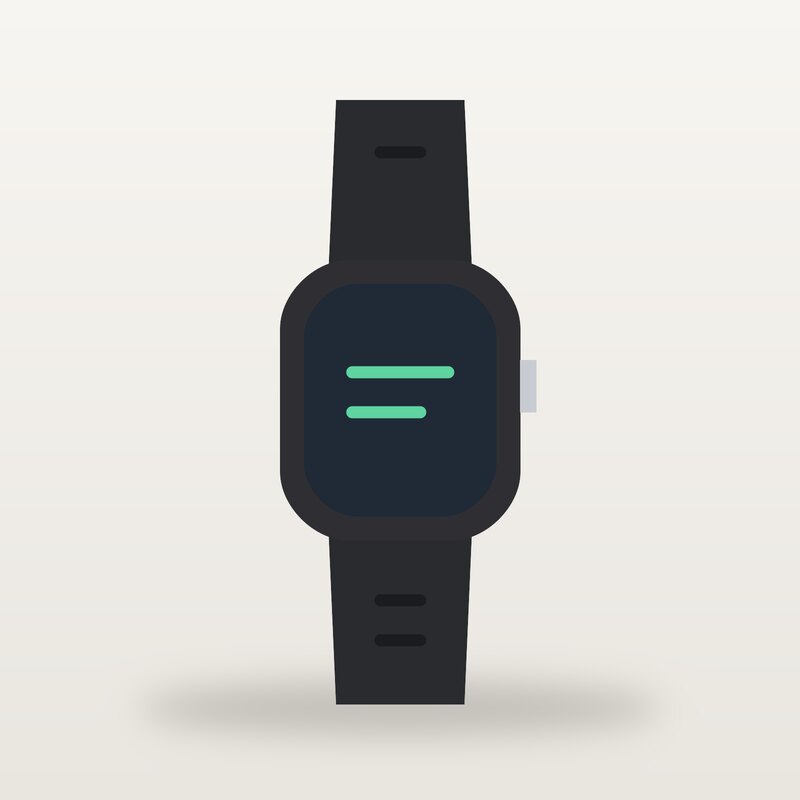 Fast-Charge Smart Watch Strap, Black