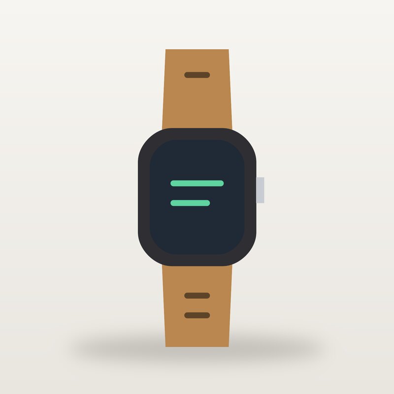Compact Smart Watch Strap, Camel