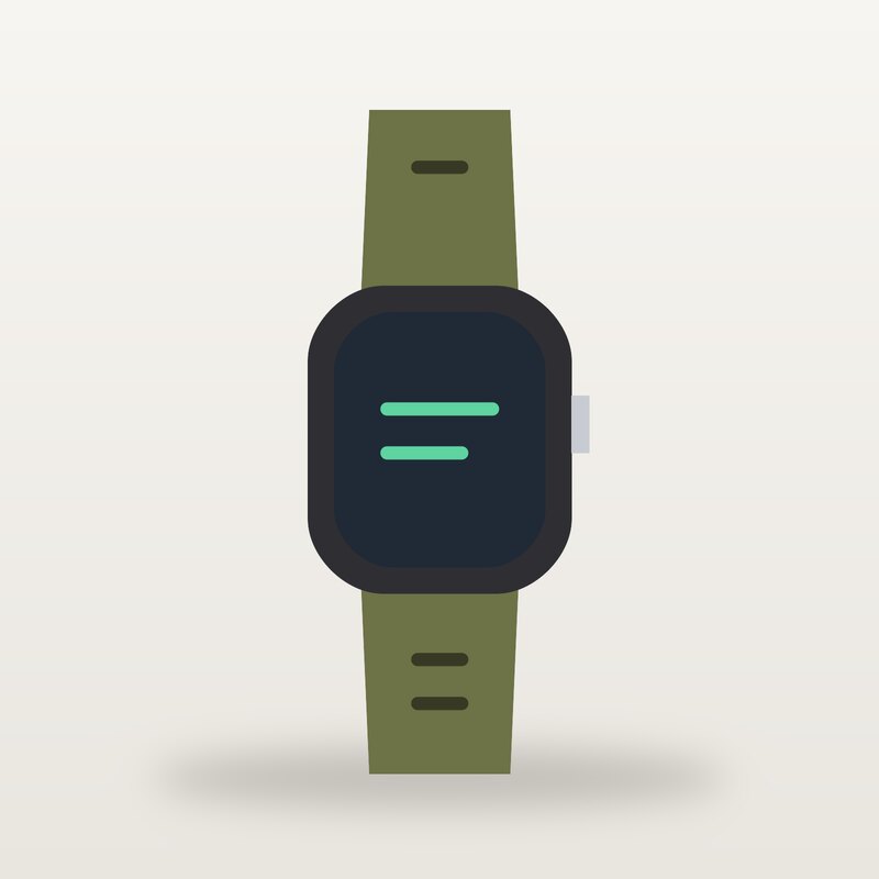 Magnetic Smart Watch Strap, Olive