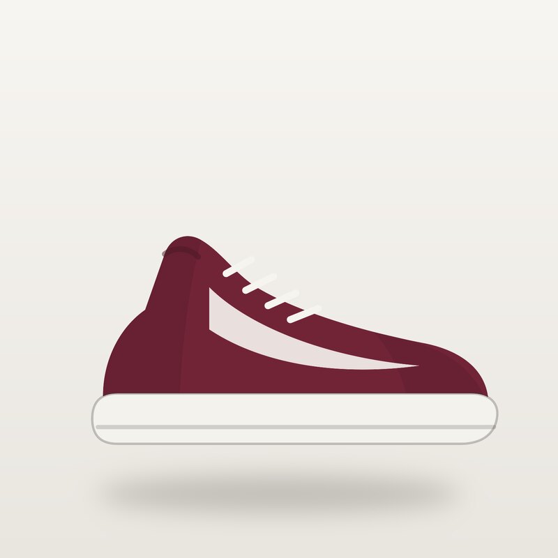 Fleece Sneakers, Burgundy