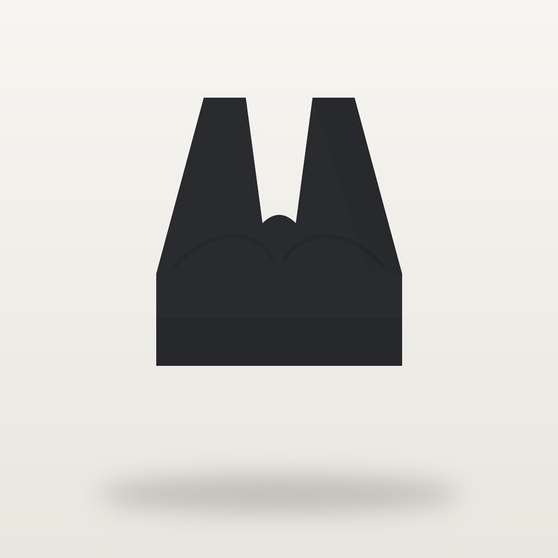Dry-Fit Sports Bra, Black