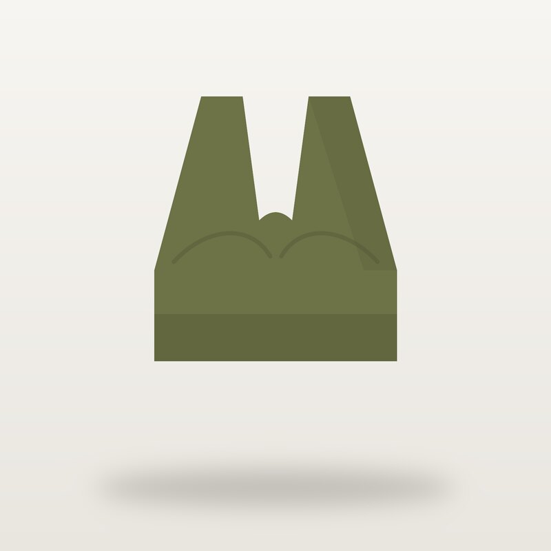 Lightweight Sports Bra, Olive