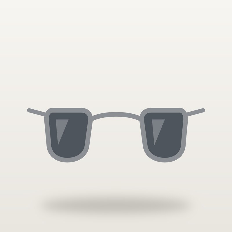 Wool Sunglasses, Grey