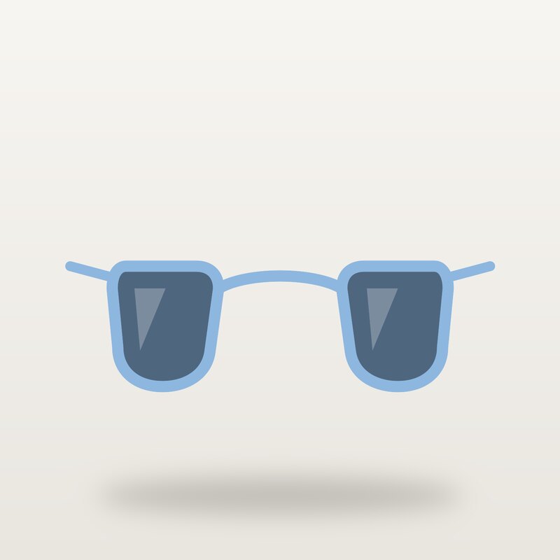 Cashmere Sunglasses, Sky Blue