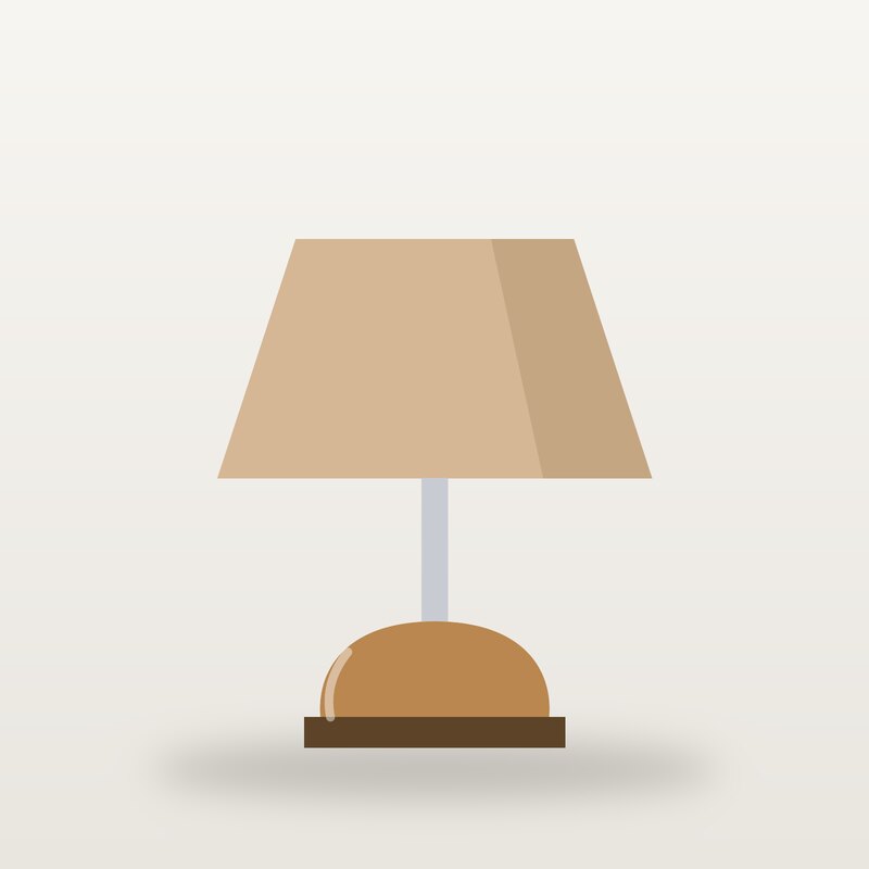 Ceramic Table Lamp, Camel