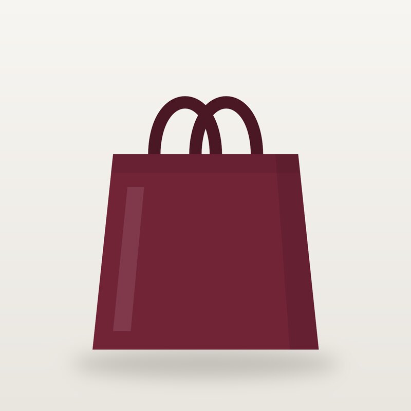 Leather Tote Bag, Burgundy