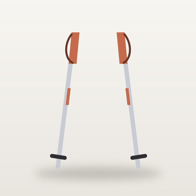 Packable Trekking Poles, Terracotta