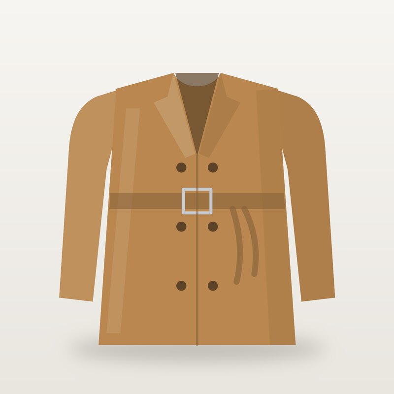 Linen Trench Coat, Camel