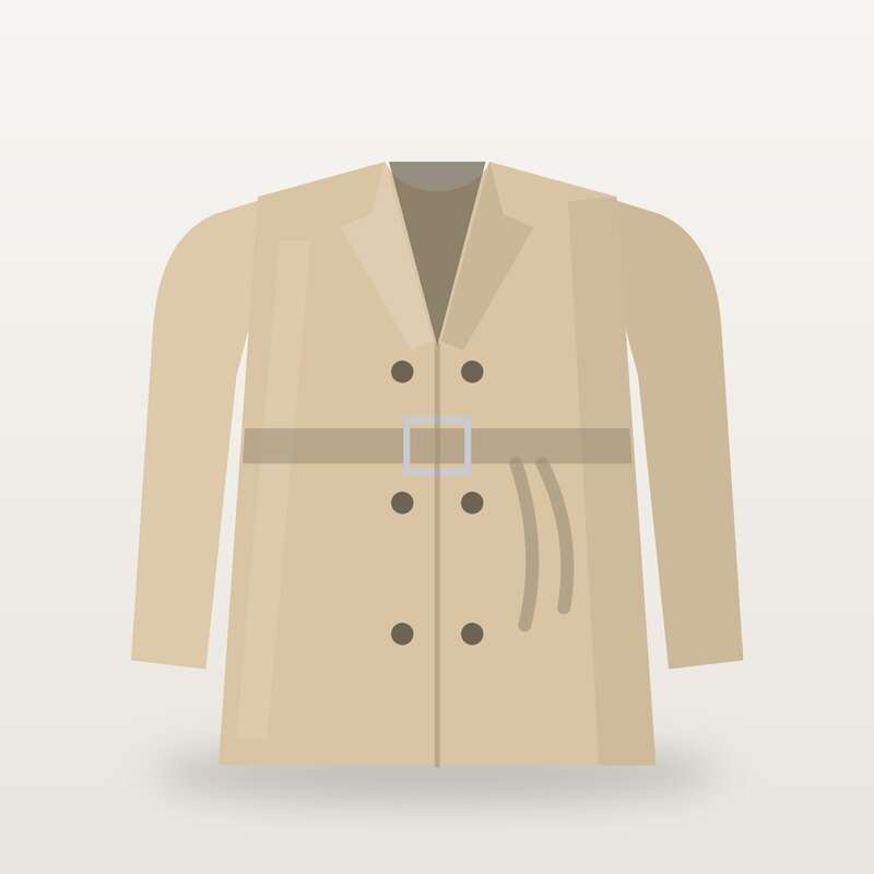 Cotton Trench Coat, Sand
