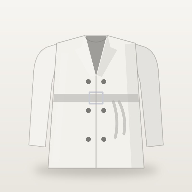 Cotton Trench Coat, White