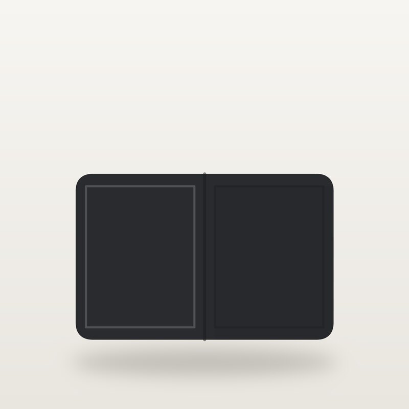 Cashmere Wallet, Black