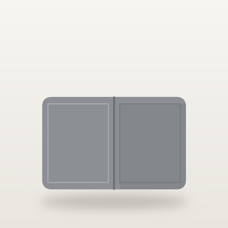 Wool Wallet, Grey
