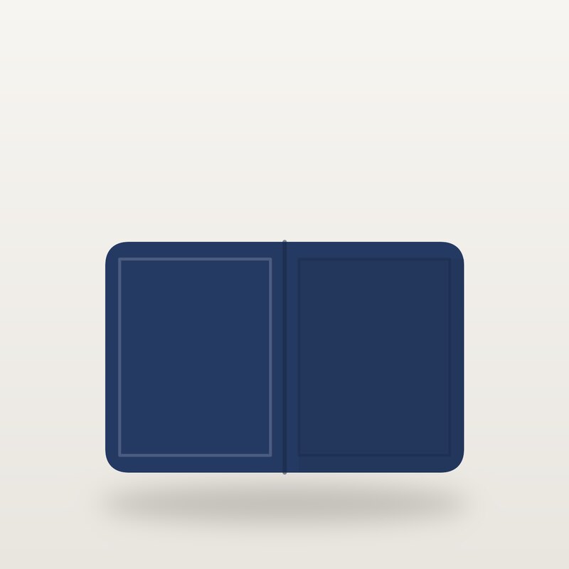 Cashmere Wallet, Navy