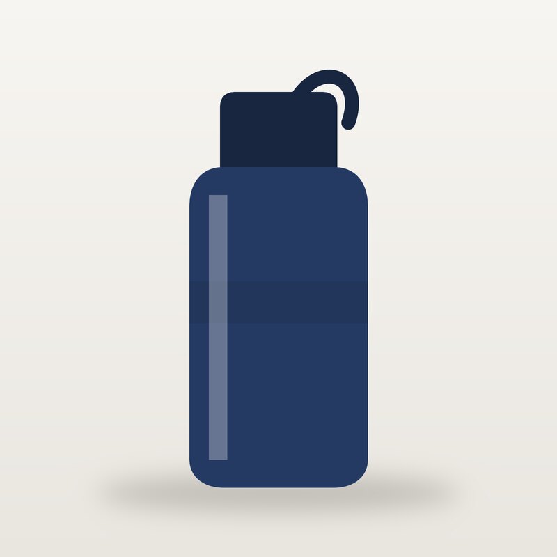 Recycled Water Bottle, Navy