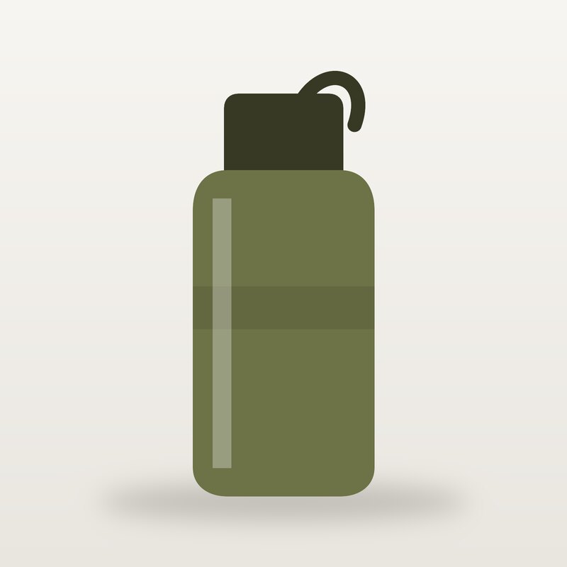 Dry-Fit Water Bottle, Olive