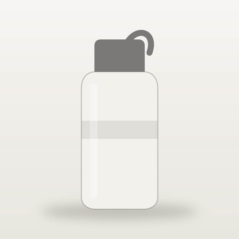 Dry-Fit Water Bottle, White