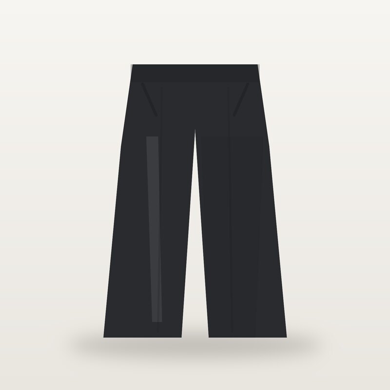 Cotton Wide-Leg Trousers
