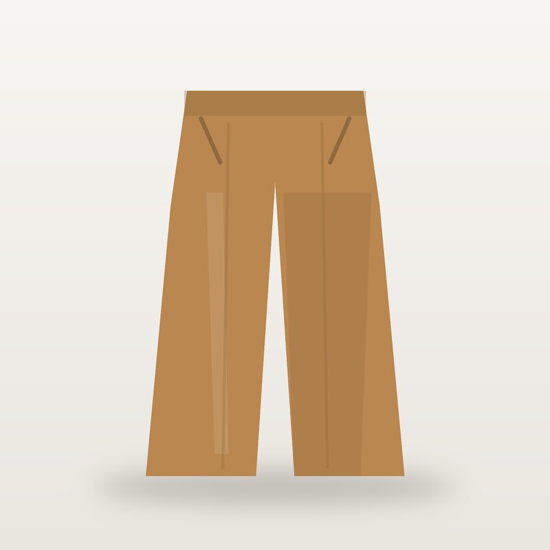 Linen Wide-Leg Trousers, Camel