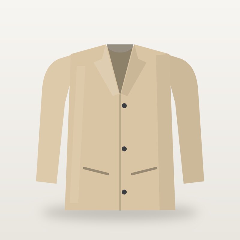 Merino Wool Coat, Sand